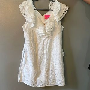 Lily Pulitzer White Romper Size 8 NWT